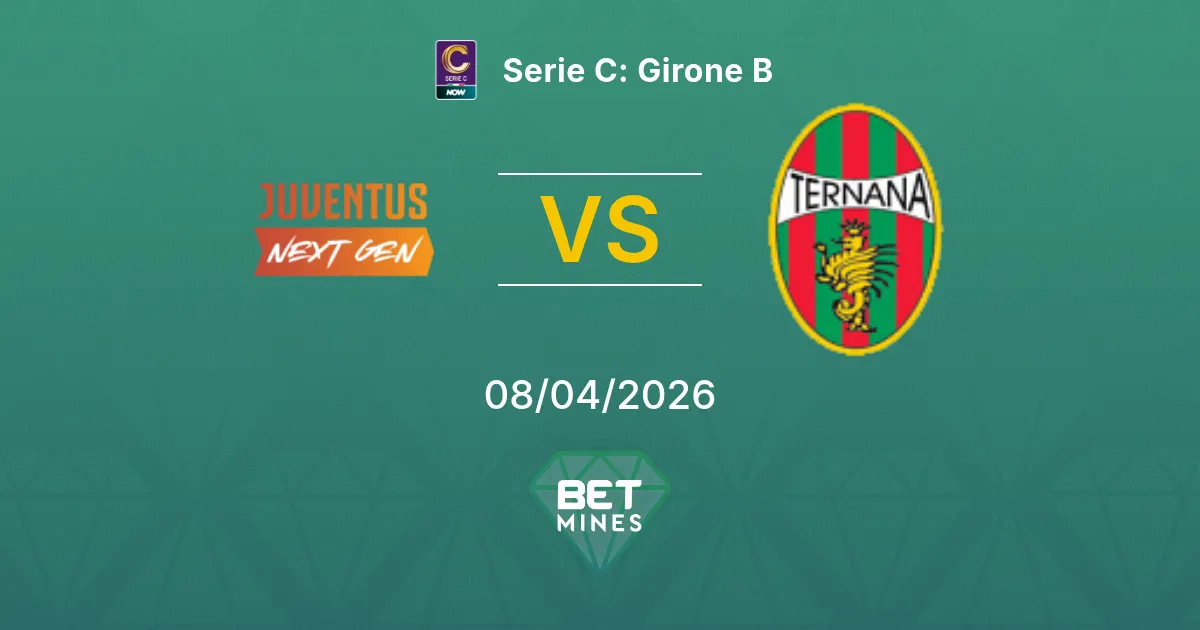 Juventus Next Gen vs Ternana Pronóstico: Previa y Análisis del Partido | Serie C: Girone B 08-04-2026