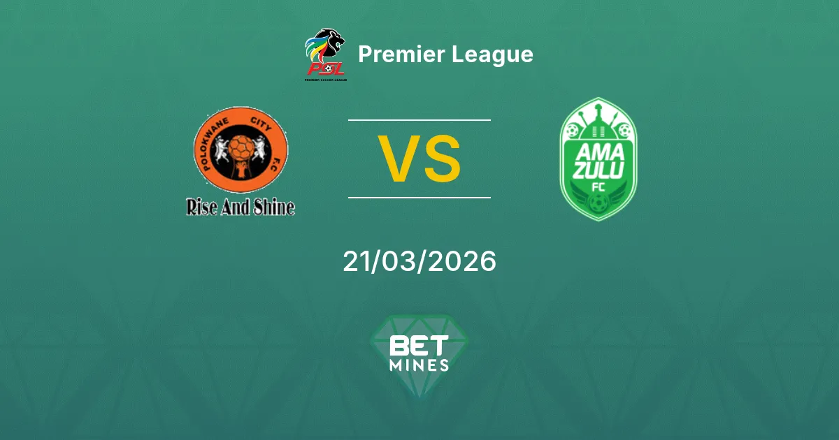Polokwane City vs AmaZulu Pronostico: Anteprima e Analisi della Partita | Premier League 21-03-2026