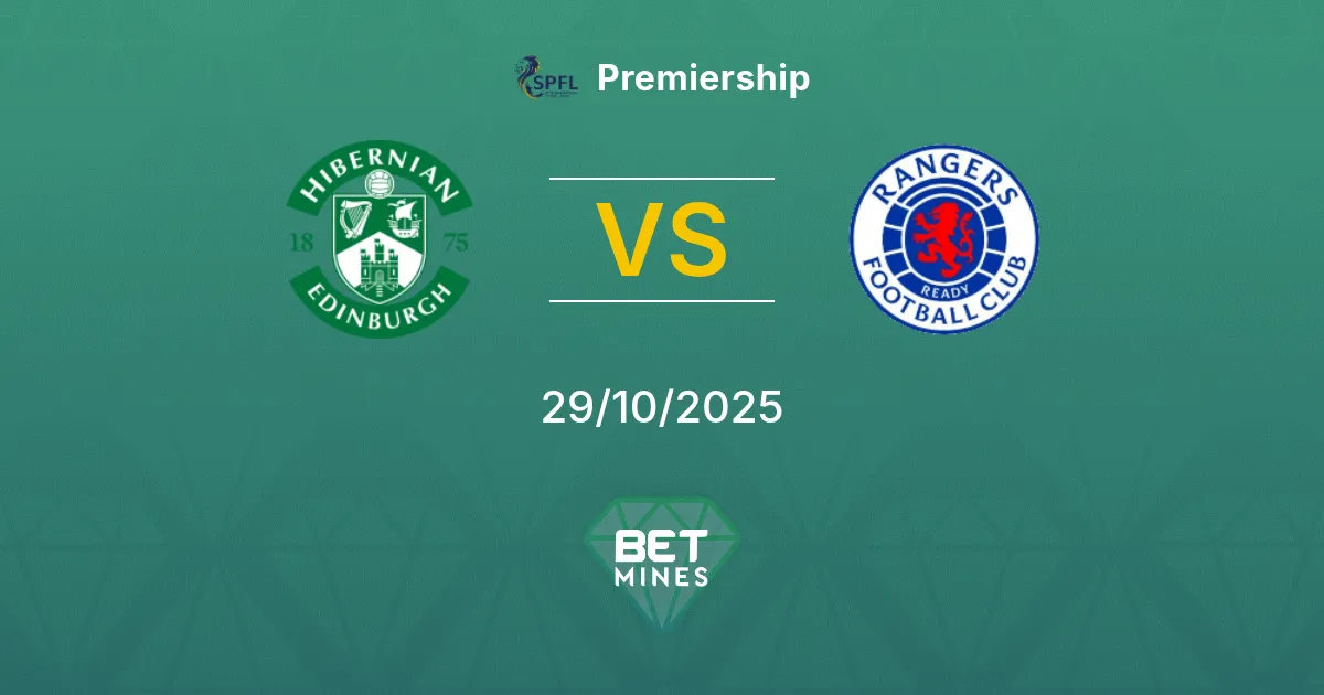 Hibernian vs Rangers Prediction: Match Preview and Analysis | Premiership 29-10-2025