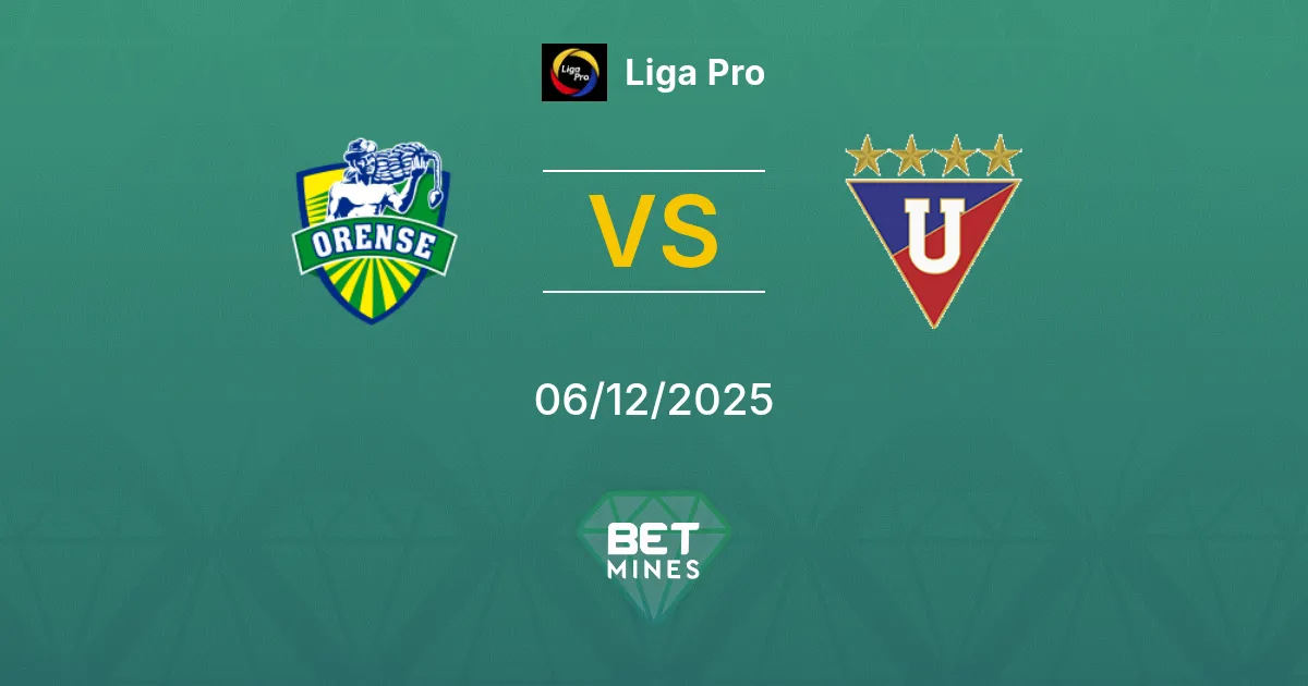 Orense vs LDU Quito Prediction: Match Preview and Analysis | Liga Pro 06-12-2025