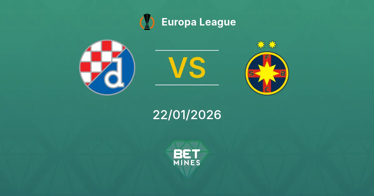 Dinamo Zagreb vs FCSB Prediction: Match Preview and Analysis | Europa League 22-01-2026