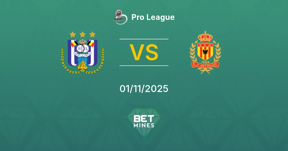 Anderlecht vs Mechelen Pronostico: Anteprima e Analisi della Partita | Pro League 01-11-2025