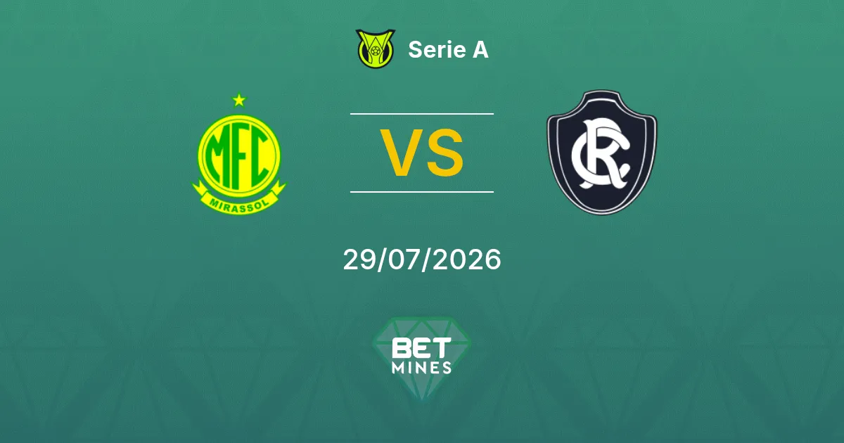 Mirassol vs Remo Prediction: Match Preview and Analysis | Serie A 29-07-2026