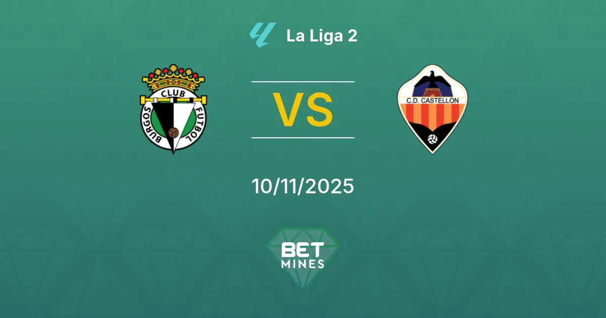 Burgos vs Castellón Prediction: Match Preview and Analysis | La Liga 2 10-11-2025