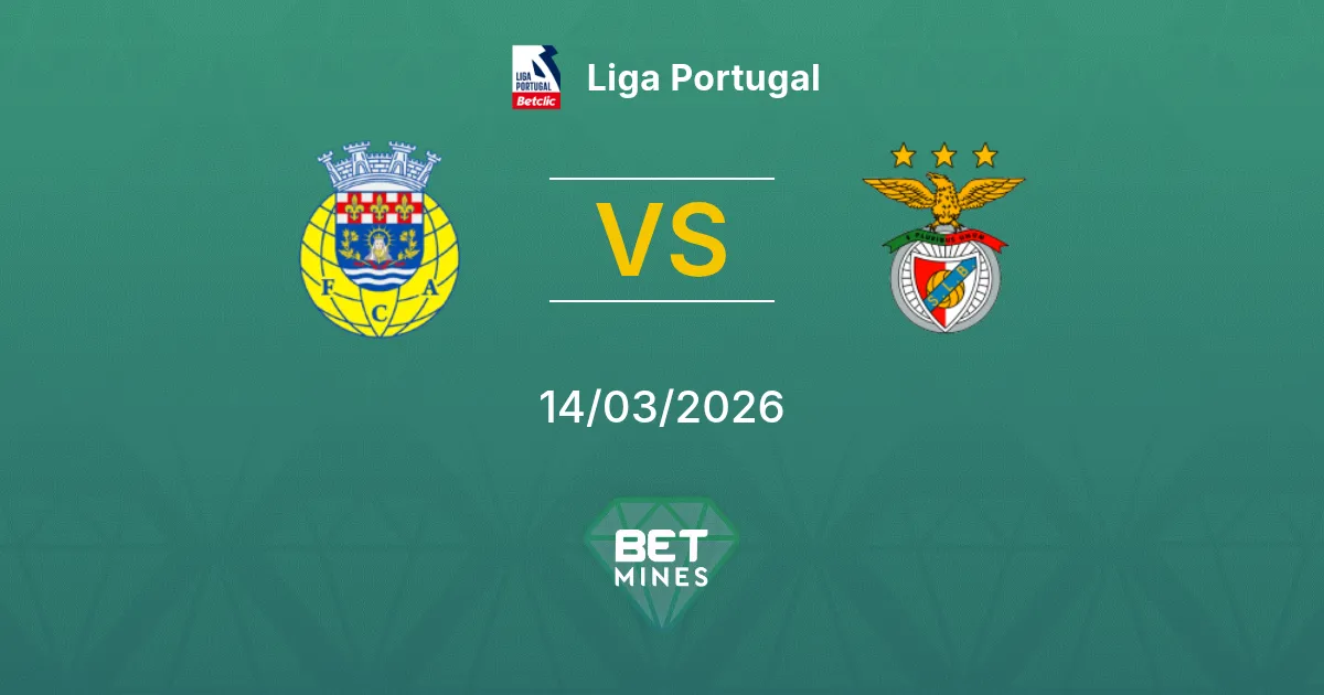 Arouca vs Benfica Prediction: Match Preview and Analysis | Liga Portugal 14-03-2026