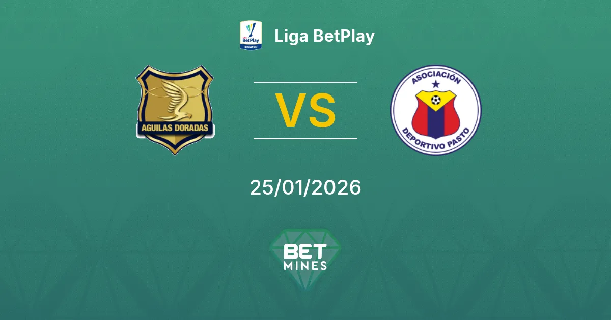 Rionegro Águilas vs Deportivo Pasto Prediction: Match Preview and Analysis | Liga BetPlay 25-01-2026