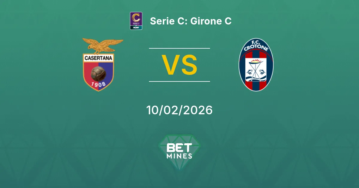 Casertana vs Crotone Prediction: Match Preview and Analysis | Serie C: Girone C 10-02-2026