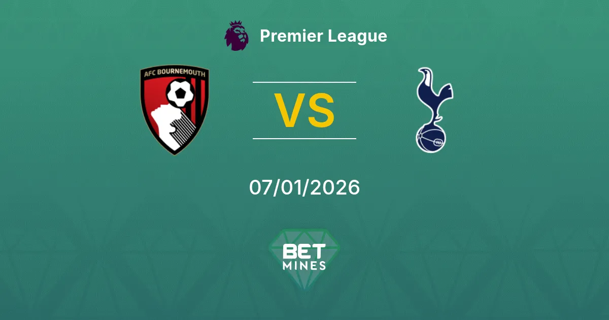 AFC Bournemouth vs Tottenham Hotspur Pronostico: Anteprima e Analisi della Partita | Premier League 07-01-2026