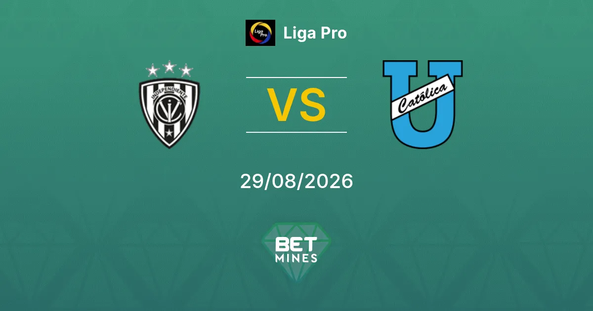 Palpite Independiente del Valle x Universidad Católica: Prévia e análise da partida | Liga Pro 29-08-2026