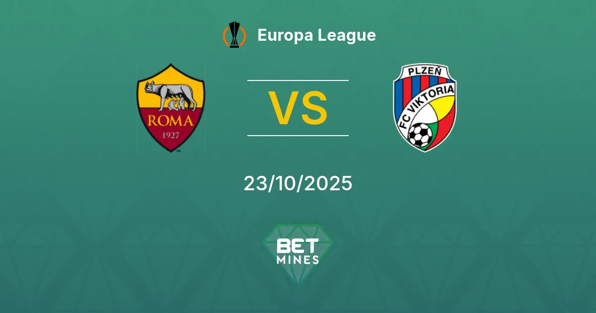 Roma vs Viktoria Plzeň Pronostico: Anteprima e Analisi della Partita | Europa League 23-10-2025