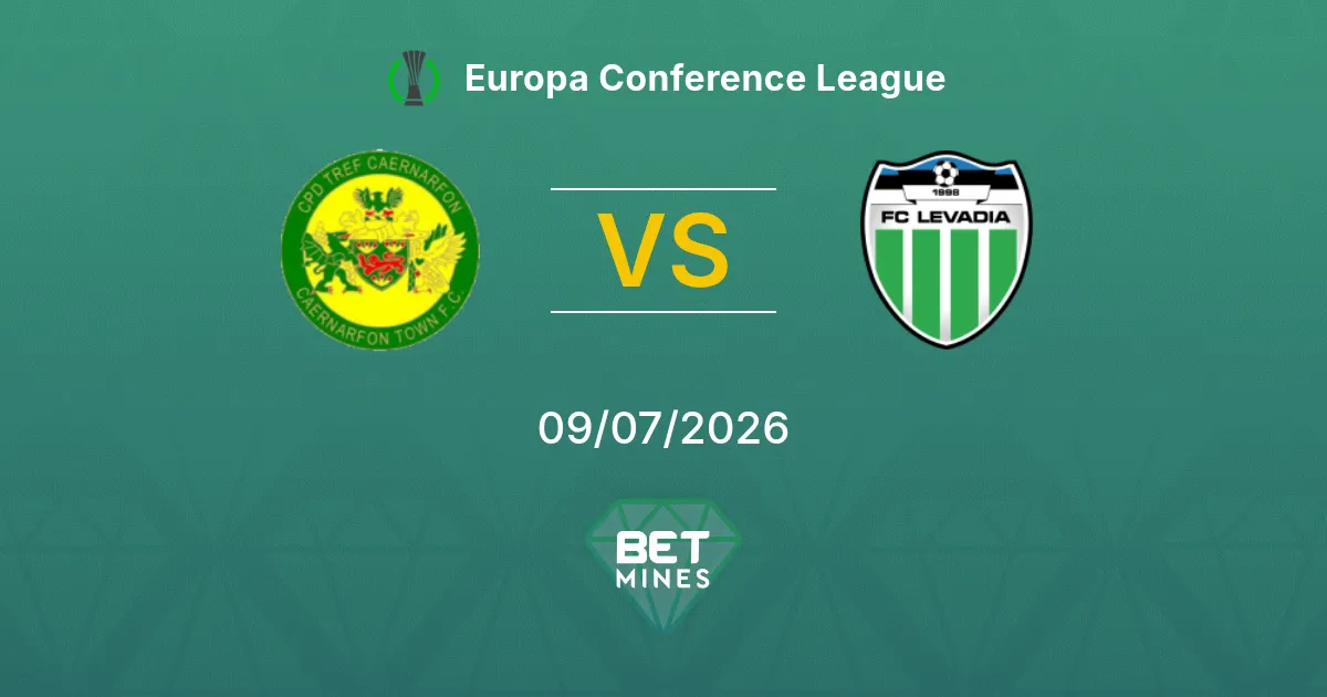 Caernarfon Town vs Levadia Pronostico: Anteprima e Analisi della Partita | Europa Conference League 09-07-2026