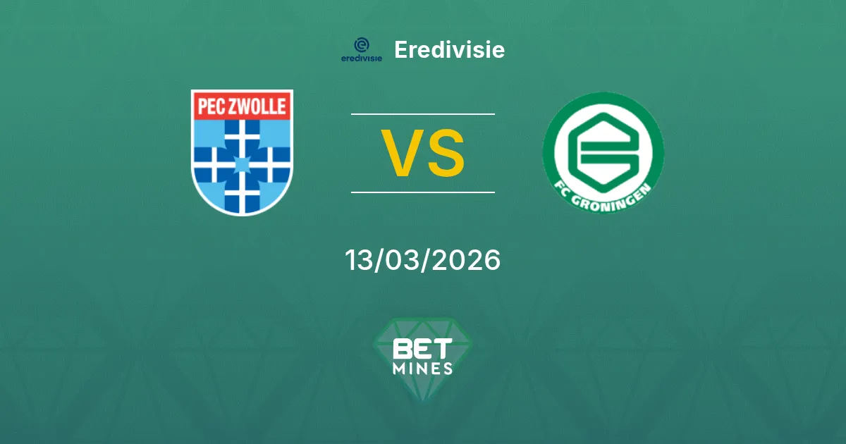 PEC Zwolle vs FC Groningen Prediction: Match Preview and Analysis | Eredivisie 13-03-2026