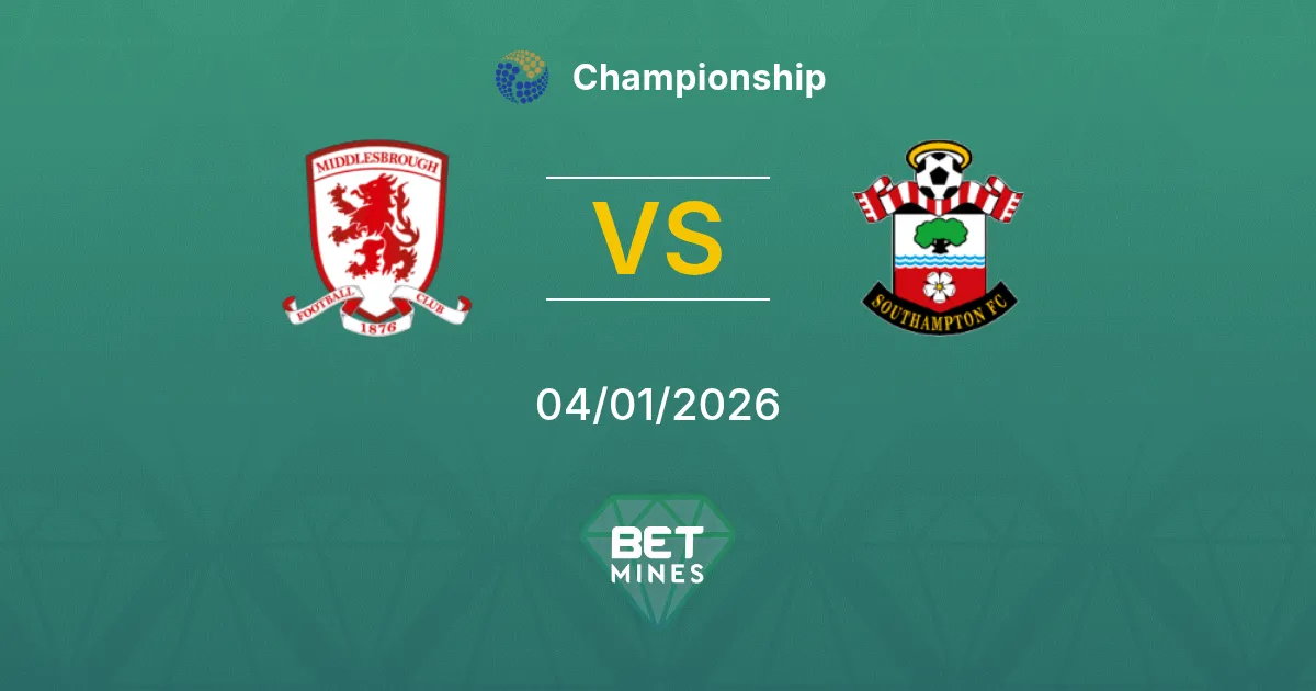 Middlesbrough vs Southampton Pronostico: Anteprima e Analisi della Partita | Championship 04-01-2026