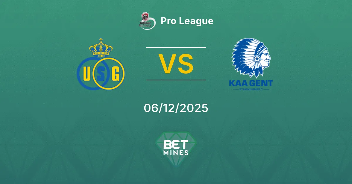 Union Saint-Gilloise vs Gent Prediction: Match Preview and Analysis | Pro League 06-12-2025