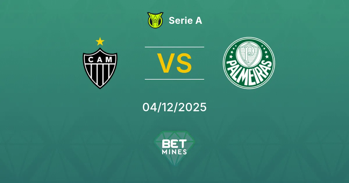 Atlético Mineiro vs Palmeiras Prediction: Match Preview and Analysis | Serie A 04-12-2025