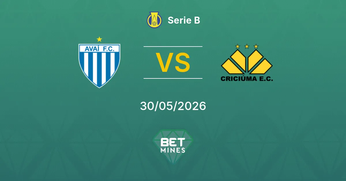 Avaí vs Criciúma Pronostico: Anteprima e Analisi della Partita | Serie B 30-05-2026