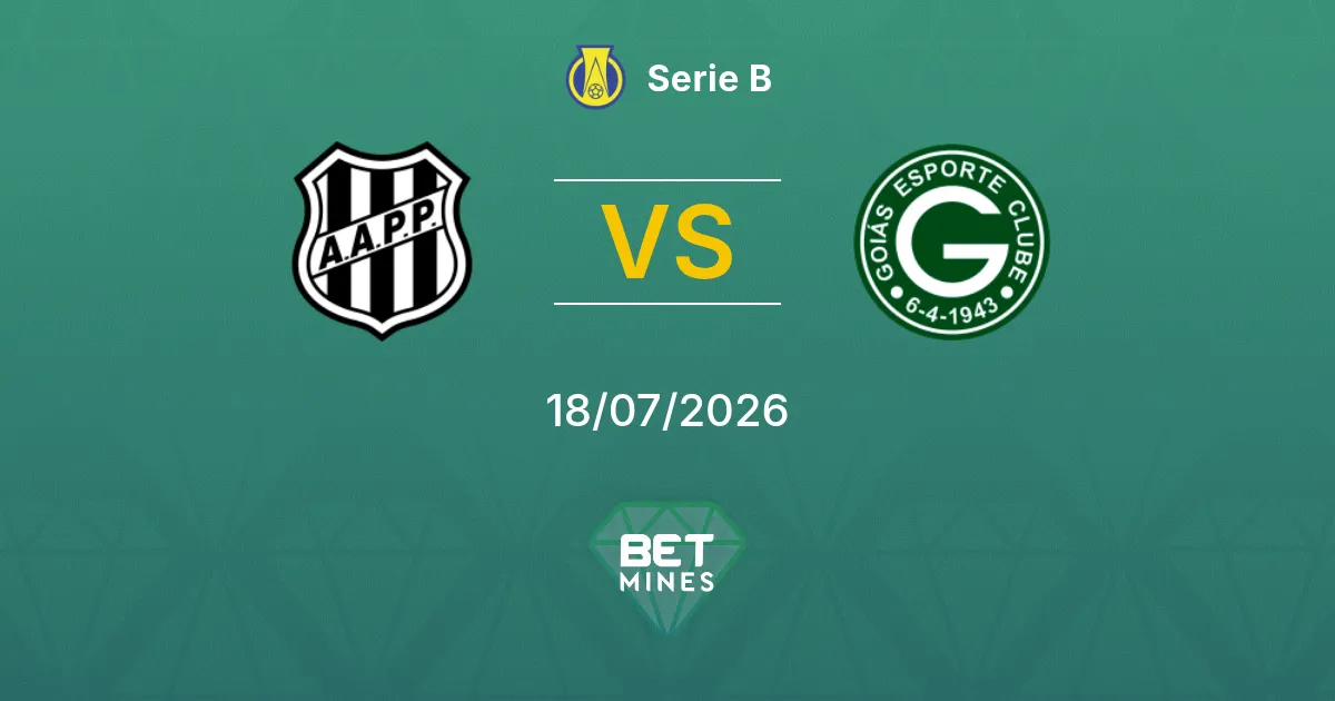 Ponte Preta x Goiás Palpite: Prévia e Análise da Partida | Série B 18-07-2026