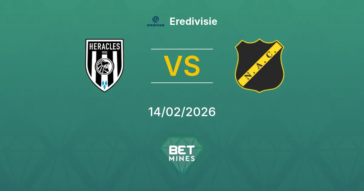 Heracles Almelo vs NAC Breda Prediction: Match Preview and Analysis | Eredivisie 14-02-2026