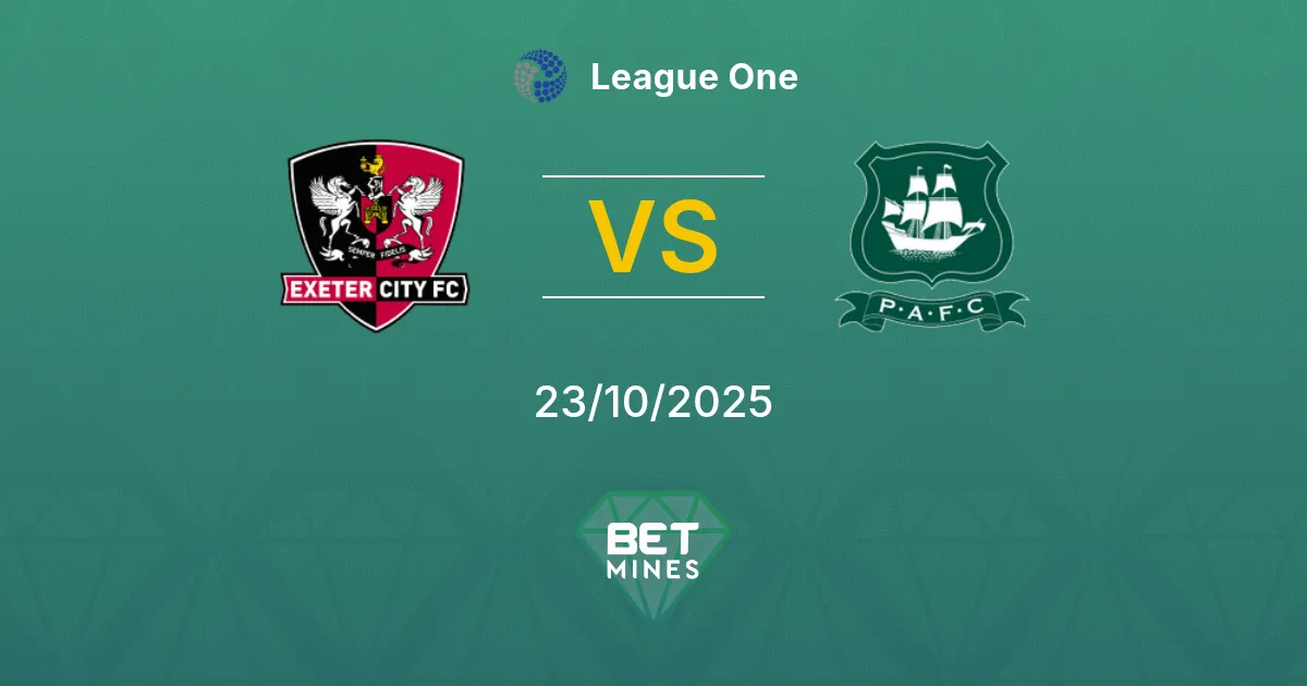 Exeter City vs Plymouth Argyle Pronostico: Anteprima e Analisi della Partita | League One 23-10-2025