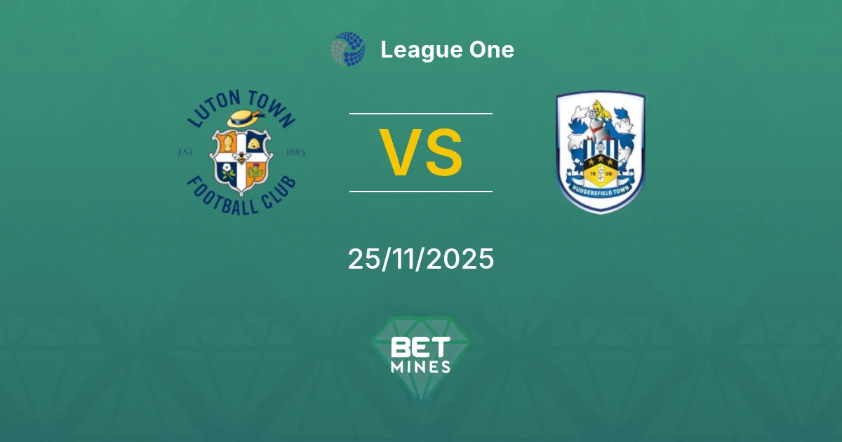Luton Town vs Huddersfield Town Prediction: Match Preview and Analysis | League One 25-11-2025