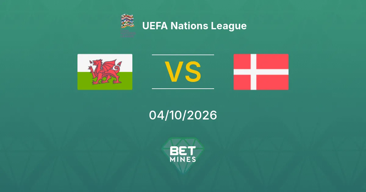 País de Gales x Dinamarca Palpite: prévia e análise da partida | UEFA Nations League 04-10-2026