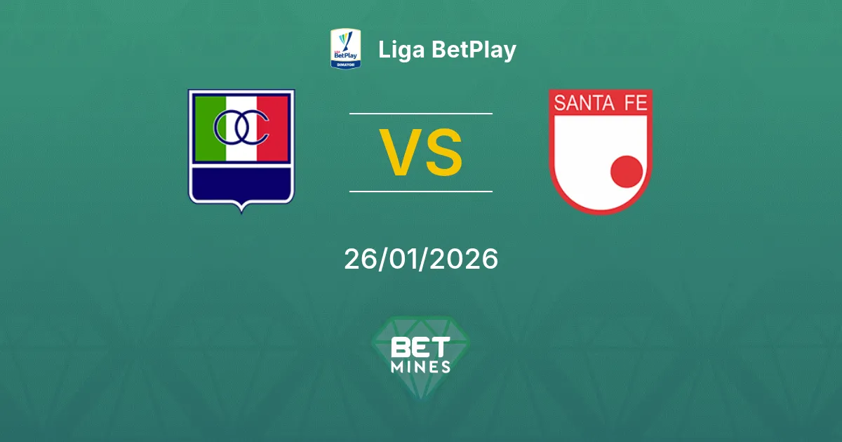 Once Caldas vs Santa Fe Prediction: Match Preview and Analysis | Liga BetPlay 26-01-2026