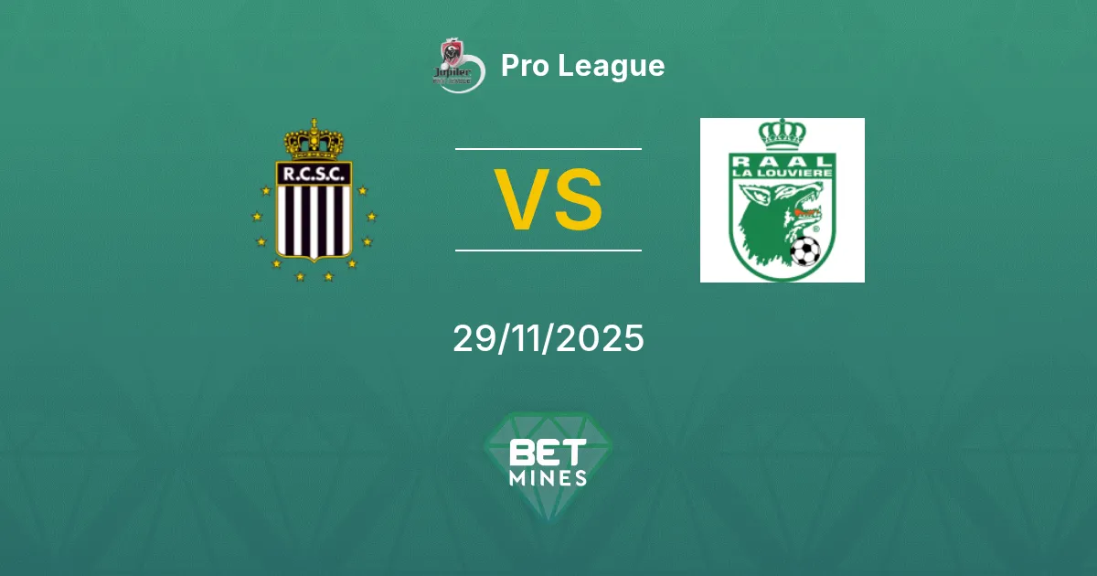 Sporting Charleroi vs La Louvière Prediction: Match Preview and Analysis | Pro League 29-11-2025