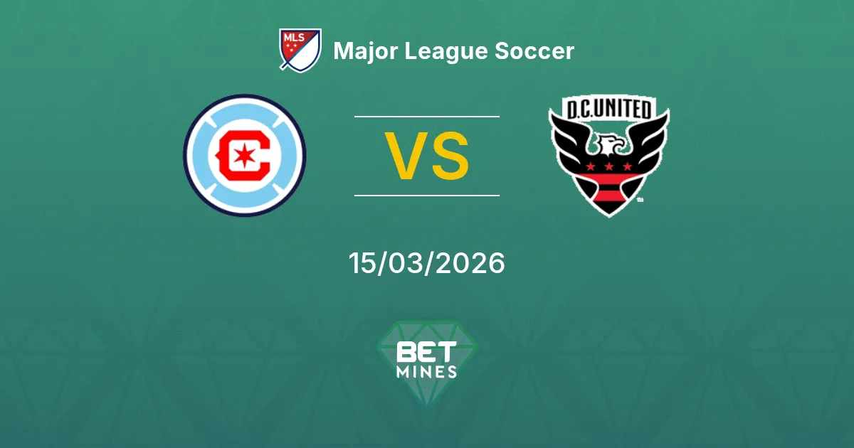 Chicago Fire vs DC United Prediction: Match Preview and Analysis | Major League Soccer 15-03-2026
