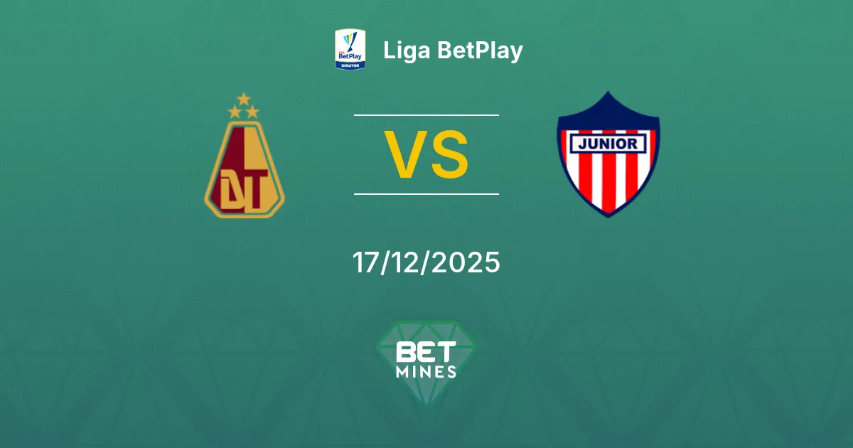 Deportes Tolima vs Junior FC Pronostico: Anteprima e Analisi della Partita | Liga BetPlay 17-12-2025