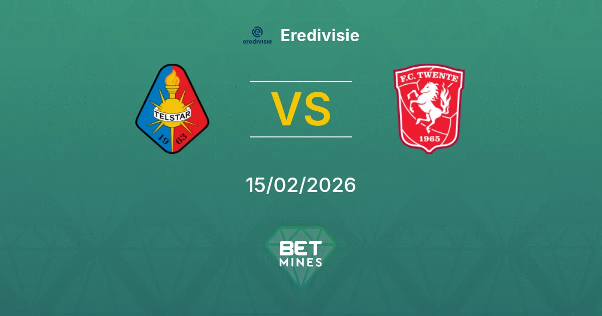 Telstar vs FC Twente Pronóstico: Previa y Análisis del Partido | Eredivisie 15-02-2026
