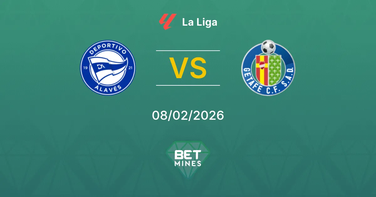 Deportivo Alavés vs Getafe Prediction: Match Preview and Analysis | La Liga 08-02-2026