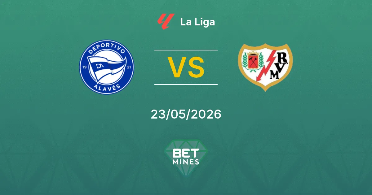 Deportivo Alavés x Rayo Vallecano Palpite: Prévia e Análise da Partida | La Liga 23-05-2026