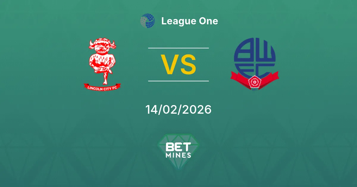 Lincoln City vs Bolton Wanderers Prediction: Match Preview and Analysis | League One 14-02-2026