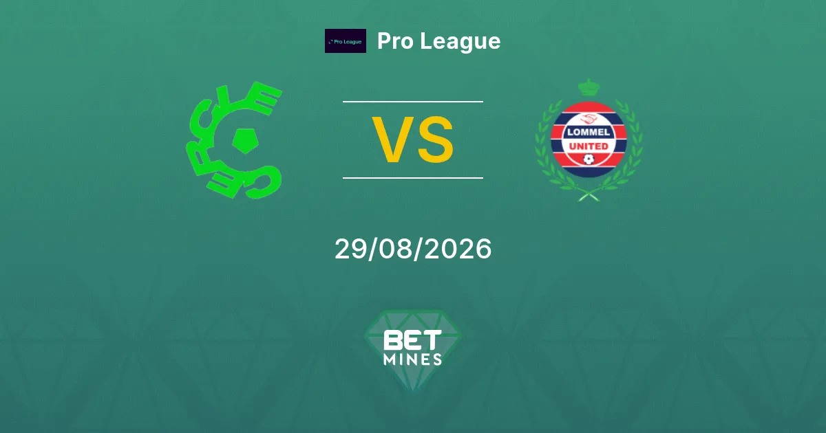 Pronostic Cercle Brugge vs Lommel SK : Aperçu et Analyse du Match | Pro League 29-08-2026