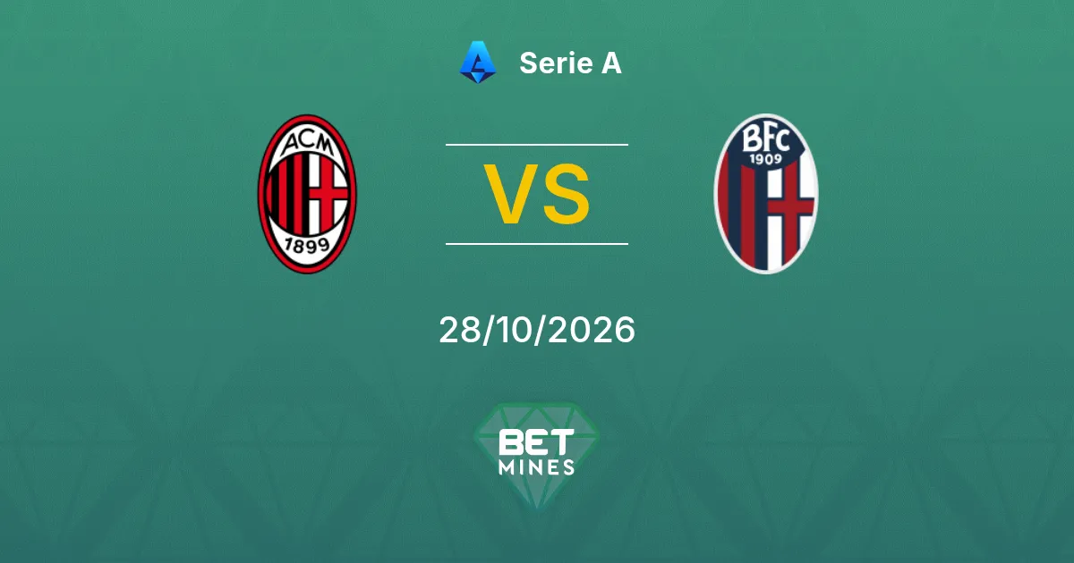 Milan x Bologna Palpite: Prévia e análise da partida | Serie A 28-10-2026