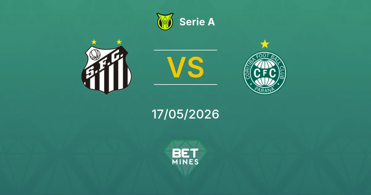 Santos x Coritiba Palpite: Prévia e Análise da Partida | Série A 17-05-2026