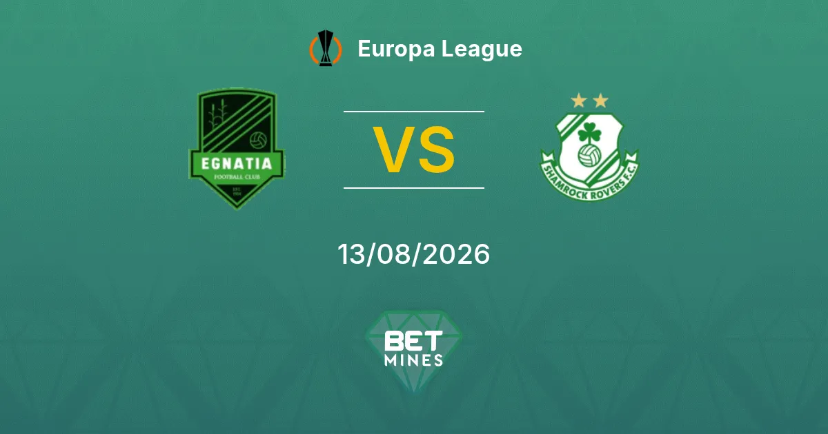 Egnatia Rrogozhinë vs Shamrock Rovers Pronóstico: Previa y Análisis del Partido | Europa League 13-08-2026
