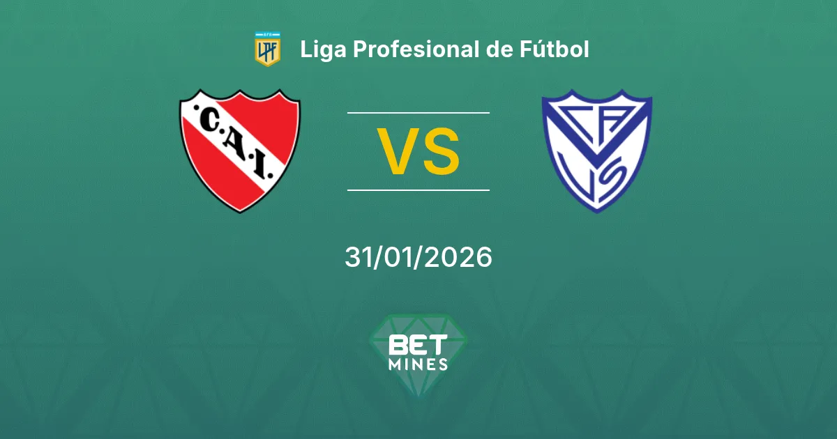 Independiente vs Vélez Sarsfield Prediction: Match Preview and Analysis | Liga Profesional de Fútbol 31-01-2026