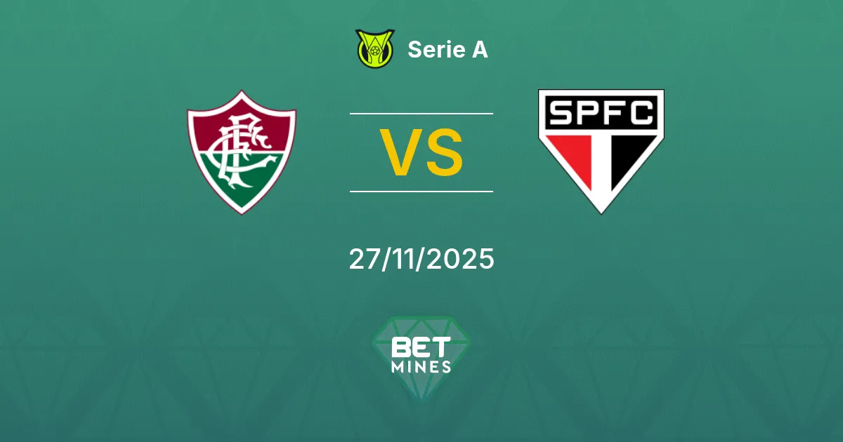 Fluminense vs São Paulo Prediction: Match Preview and Analysis | Serie A 27-11-2025