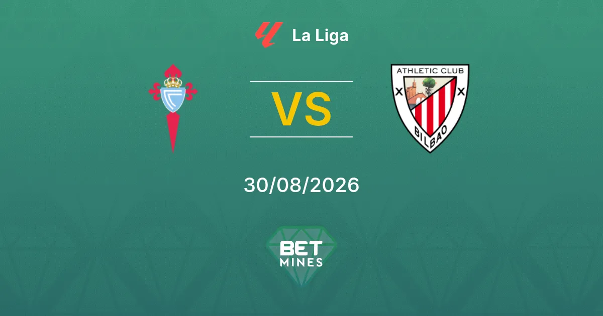 Palpite Celta de Vigo x Athletic Club: Prévia e Análise da Partida | La Liga 30-08-2026