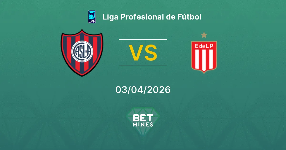 San Lorenzo vs Estudiantes Pronóstico: Previa y Análisis del Partido | Liga Profesional de Fútbol 03-04-2026