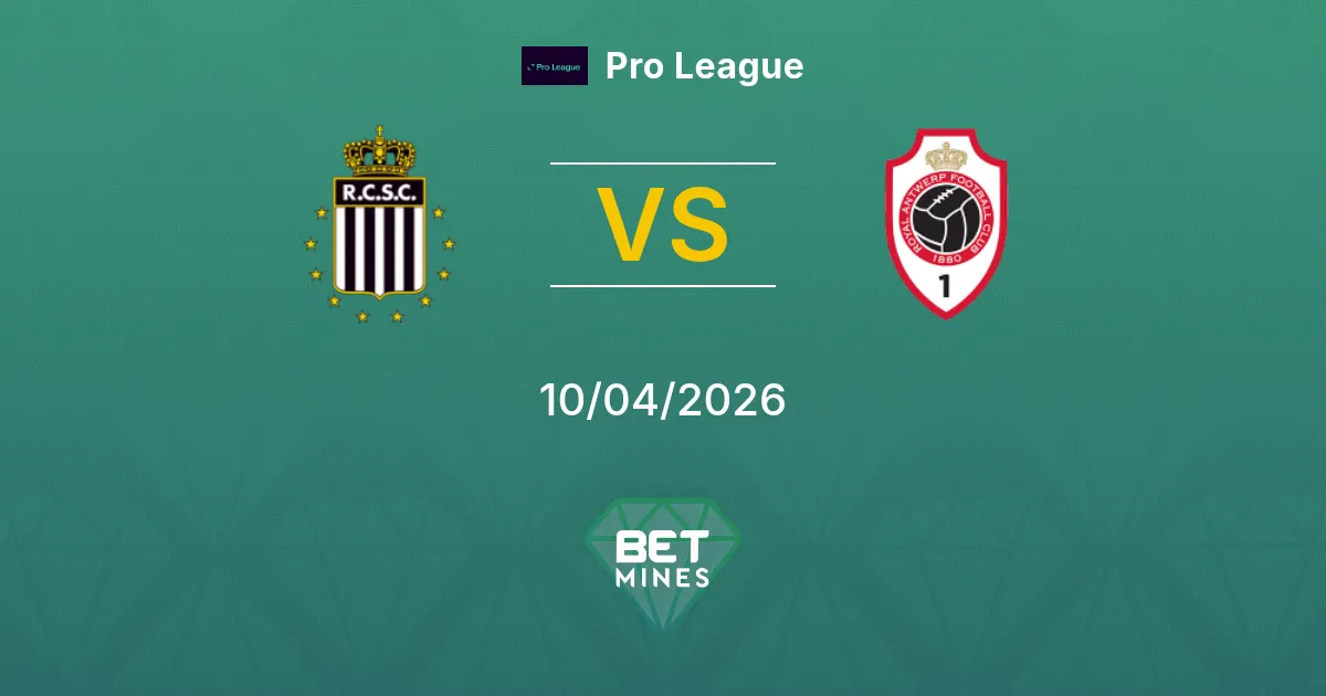 Sporting Charleroi vs Antwerp Pronóstico: Previa y Análisis del Partido | Pro League 10-04-2026