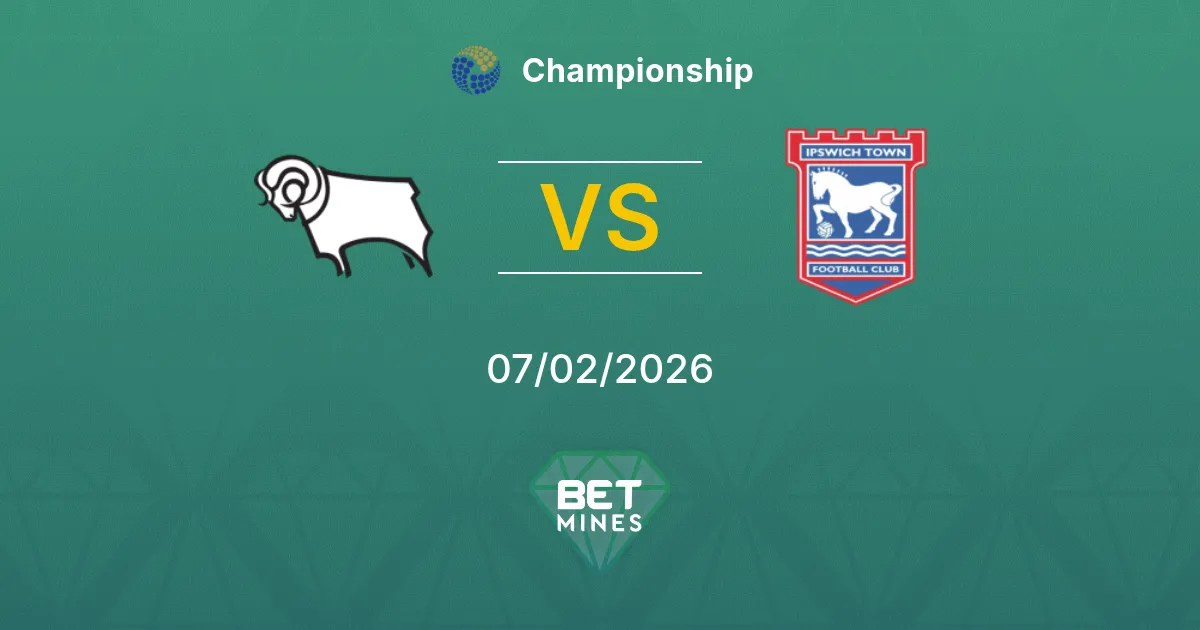 Derby County vs Ipswich Town Prediction: Match Preview and Analysis | Championship 07-02-2026
