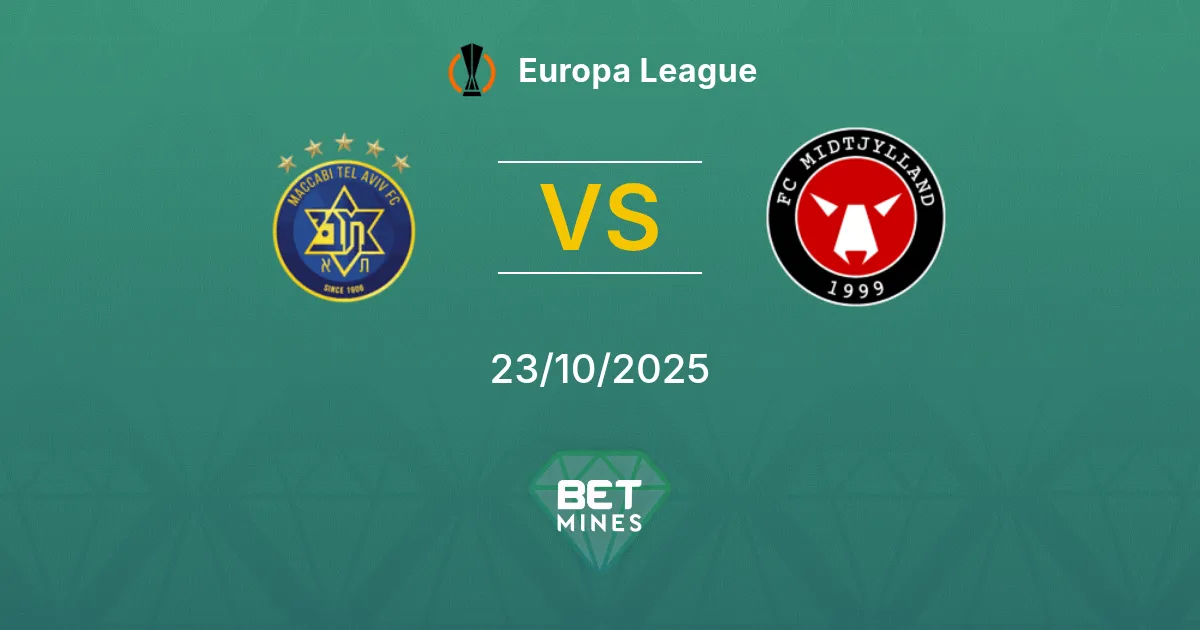 Maccabi Tel Aviv vs FC Midtjylland Pronostico: Anteprima e Analisi della Partita | Europa League 23-10-2025