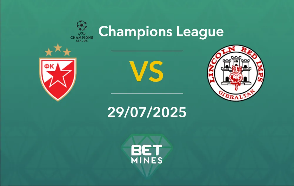 Red Star Belgrade vs Lincoln Red Imps Prediction: Match Preview and Analysis | UEFA Champions League – Qualifiers, Second Round