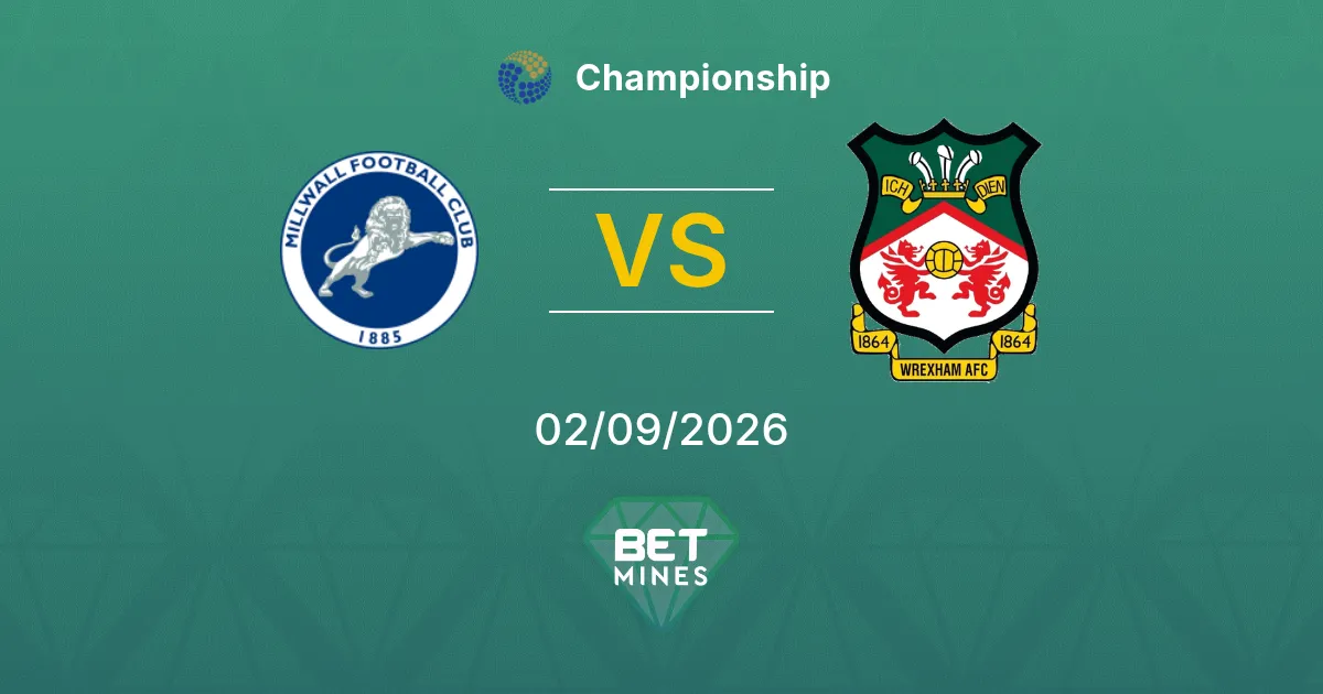 Pronóstico Millwall vs Wrexham: Previa y Análisis del Partido | Championship 02-09-2026