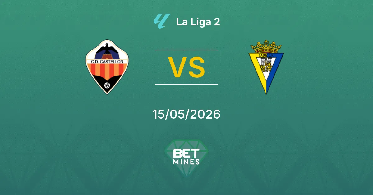 Castellón vs Cádiz Pronostico: Anteprima e Analisi della Partita | La Liga 2 15-05-2026