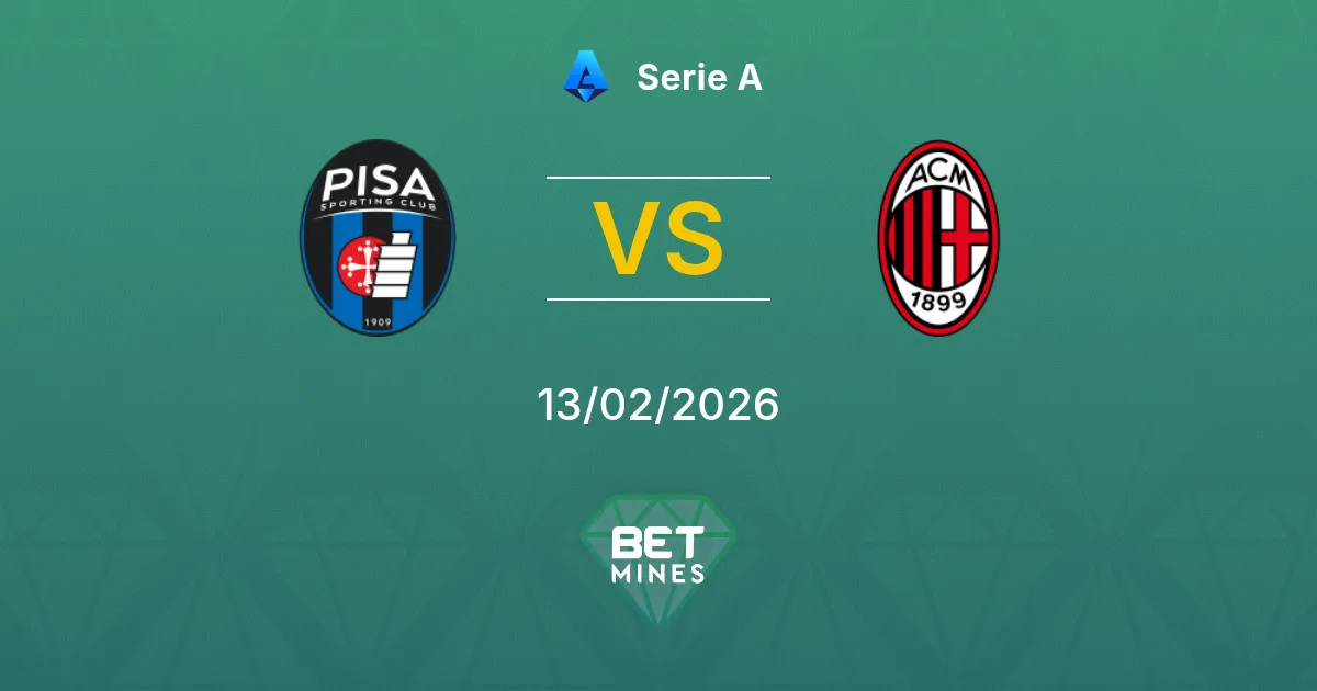 Pisa vs AC Milan Prediction: Match Preview and Analysis | Serie A 13-02-2026