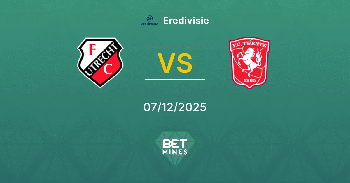 FC Utrecht vs FC Twente Prediction: Match Preview and Analysis | Eredivisie 07-12-2025