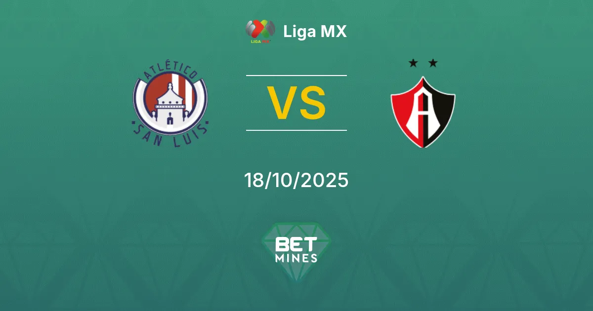Atlético San Luis vs Atlas Pronostico: Anteprima e Analisi della Partita | Liga MX 18-10-2025